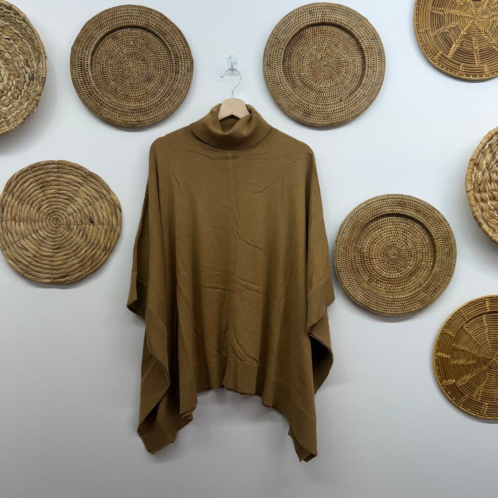 Michael Kors Turtleneck Poncho Sweater S/M - Picture 1 of 4